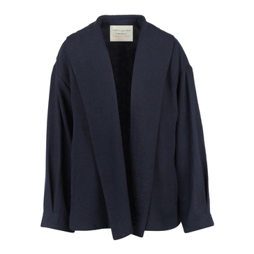 Twill Jacket with Shawl Collar