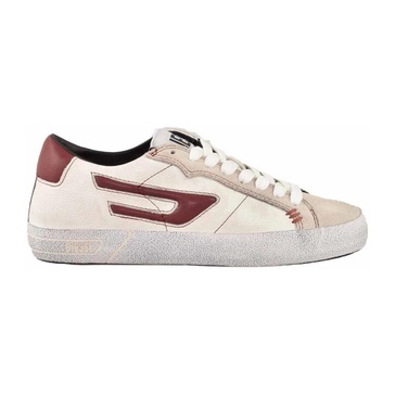 Leather Sneakers with Rubber Sole