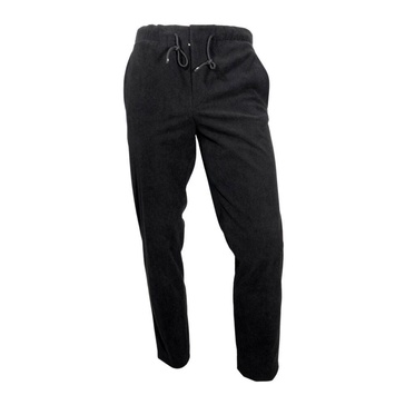 Velvet Ribbed Tapered Pants