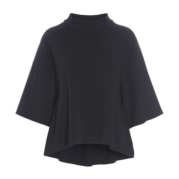 Black Blouse with 3/4 Sleeves