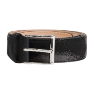 Textured Designer Belt Black Fall/Winter