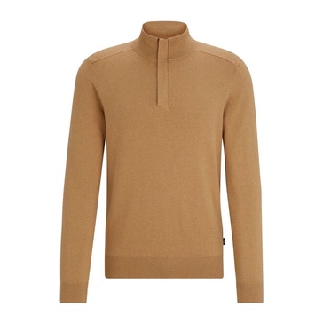 Regular Fit Troyer Turtleneck with Hidden Zip