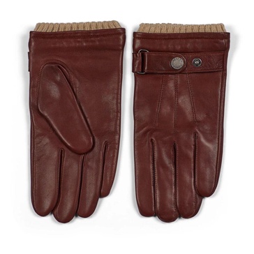 Premium Brown Leather Gloves