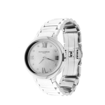 Womens Steel Quartz Watch, Round Shape, 30mm