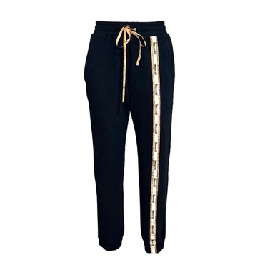 Cotton Sweatpants with Ribbon