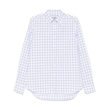 White Button-Up Blouse Shirt