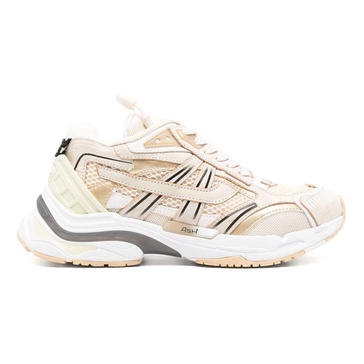 Beige Sneakers with Graphic Prints