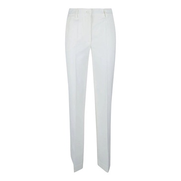 Wool Blend Flared Trousers