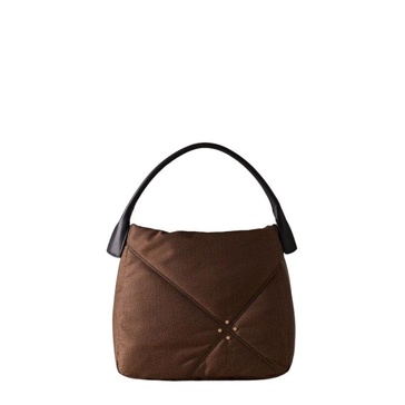 Diagonal Stitched Hobo Bag