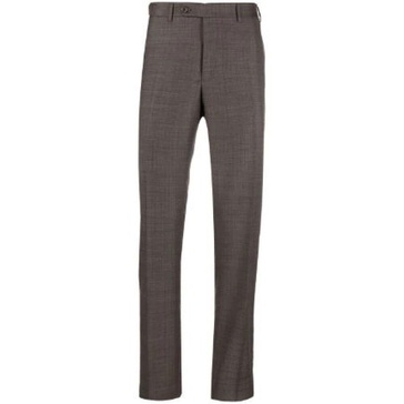 Mid-Rise Straight-Leg Trousers
