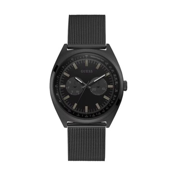 Black Stainless Steel Analog Quartz Watch