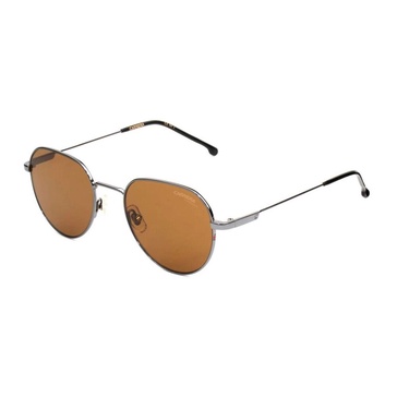 Swiss Movement Metal Sunglasses Brown Lens