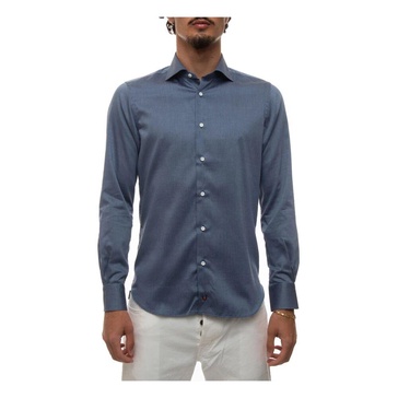 Micro Print Dress Neck Casual Shirt