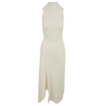 Cream Dress with Model VSKD01062