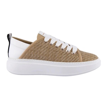 Leather Braided Sneakers