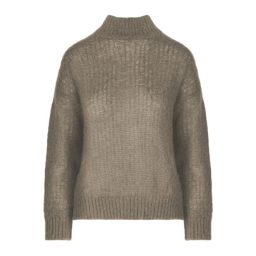Mohair Blend Knit Turtleneck