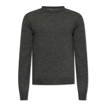 Sweater with elbow patches