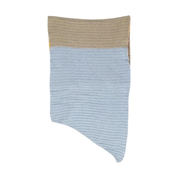 Vibrant Pattern Knit Scarf