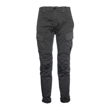 Sateen Cargo Lens Pants Smoked Pearl