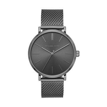 Grey Stainless Steel Quartz Analog Watch