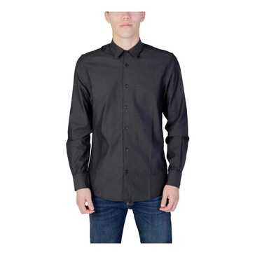 Classic Grey Button-Up Shirt