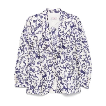Beige Jacket with Button Fastening