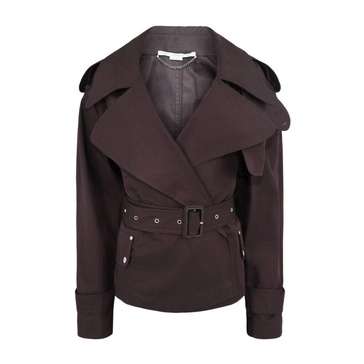 Short Belted Trench Coat