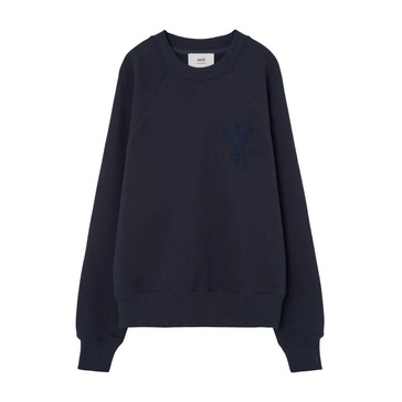 Blue Cotton Coeur Sweater