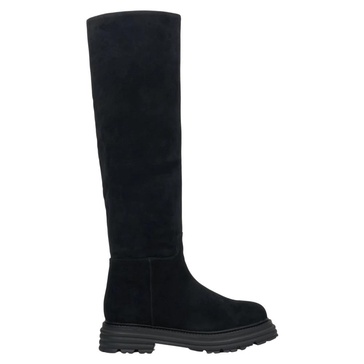 Black Velour Winter Boots