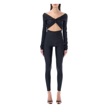 Black Cut-Out Jumpsuit