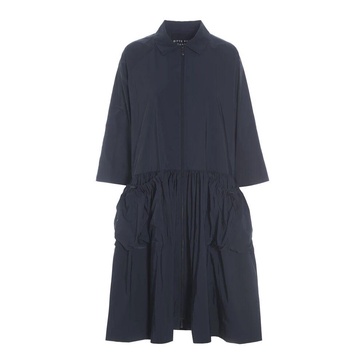 Poplin Dress with Oversized Fit