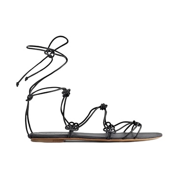 Leather Flat Sandals