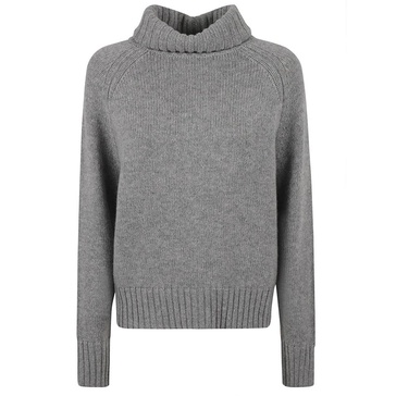 Roll Neck Wool-Cashmere Sweatshirt