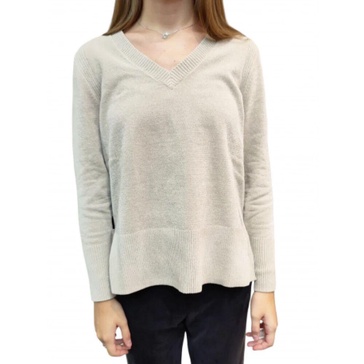 V-Neck Chenille Sweater