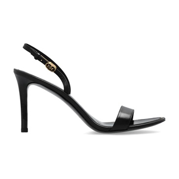 Double T Buckle Heeled Sandal