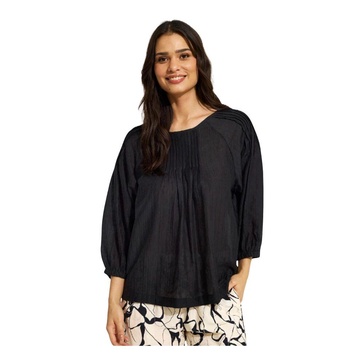 Simple Beate Blouse Black