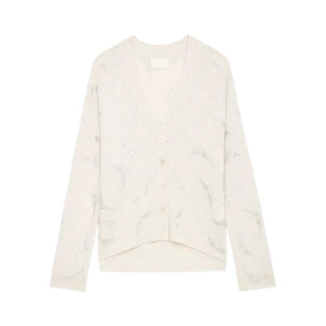 Diamond Embellished Cashmere Cardigan