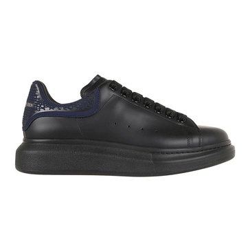 Black Leather Oversize Sneakers