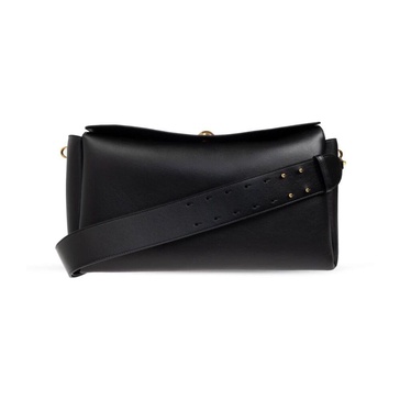 Leather shoulder bag