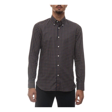 Checkered Button-Down Casual Shirt