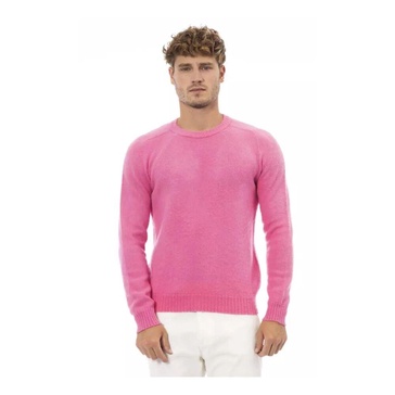Stylish Pink Crewneck Sweater