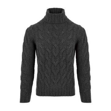 Y28822 035 Grey Turtleneck for Men