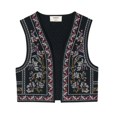 Vest with Embroidery