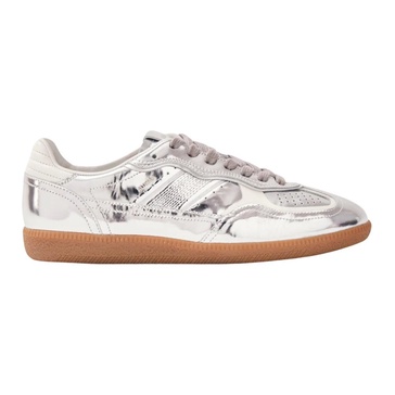 Tb.490 Rife Shimmer Silver Cream Leather Sneakers
