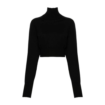 Wool Knit Turtleneck Sweater