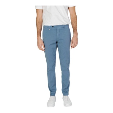 Stylish Light Blue Cotton Trousers