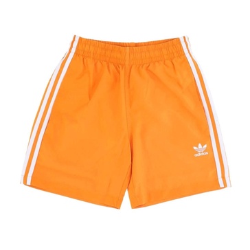 Orange 3-Stripes Swim Shorts