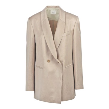 Linen Double-Breasted Blazer