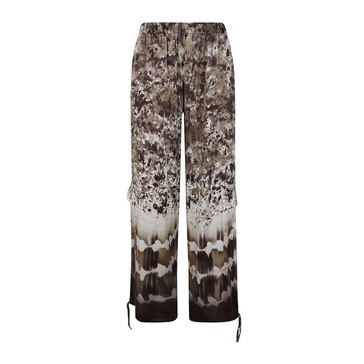 Silk Elastane Trousers Made in Italy