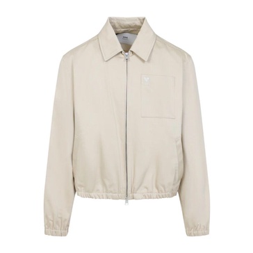 Neutral Cotton Jacket for Men